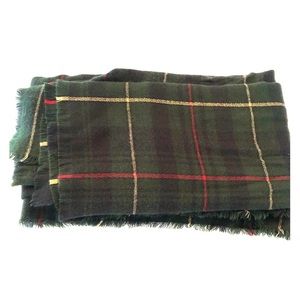 Plaid Blanket Scarf